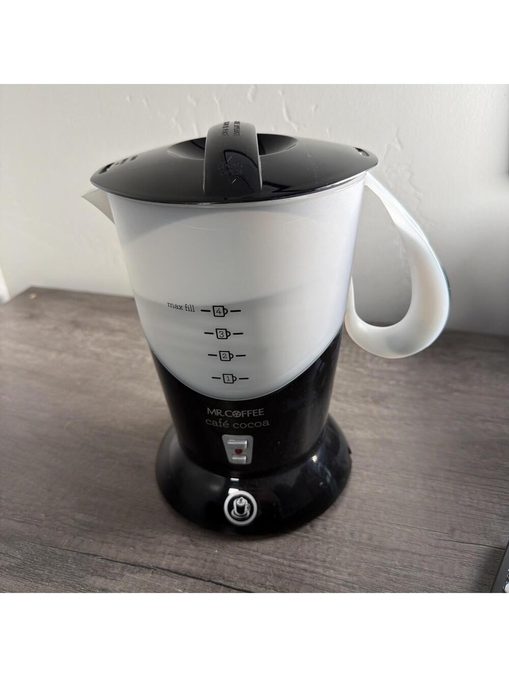 Mr. Coffee Café Cocoa Machine Maker Frother Model BVMC-HC5 Tested Works Hot